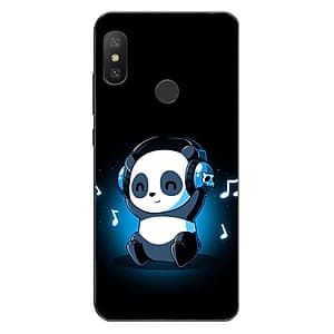 Ốp lưng dẻo cho điện thoại Xiaomi Mi A2 Lite_Panda 05