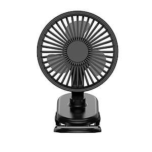 Quạt kẹp bàn mini công suất lớn + xoay 360 độ ( giao màu ngẫu nhiên)