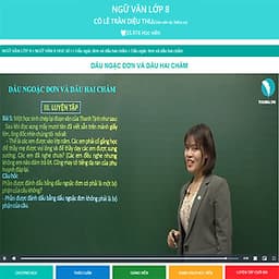 Khóa học NGỮ VĂN LỚP 8 cô Diệu Thu - 03 tháng