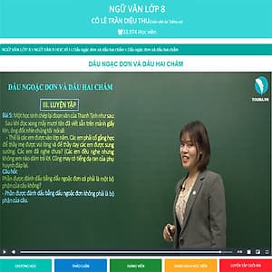 Khóa học NGỮ VĂN LỚP 8 cô Diệu Thu - 09 tháng