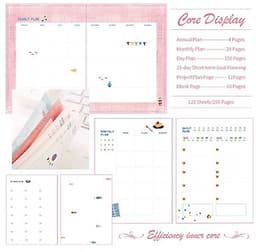 Sổ Kế Hoạch Nhật Ký 365 Ngày Life Planner (Tặng Kèm 2 Tấm Sticker Mini) Ver. Winter