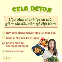 Voucher áp dụng trên chuỗi nhà hàng Celadetox với liệu trình 21 ngày giảm cân an toàn, không gây mệt mỏi dùng phương pháp eatclean do HLV dinh dưỡng thiết kế