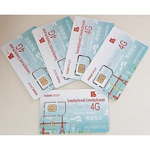 Sim Data 4G Đài Loan Không Giới Hạn Dung Lượng