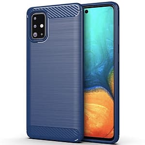 Ốp lưng chống sốc Vân Sợi Carbon cho Samsung Galaxy A71