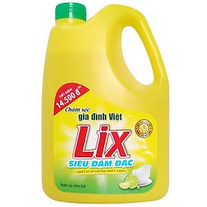 Nước Rửa Chén Lix Siêu Đậm Đặc Chiết Xuất Chanh