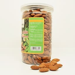 Hạt Hạnh Nhân Mỹ tách vỏ nướng hộp 500g