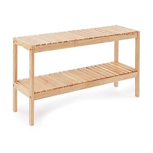 KỆ ĐA NĂNG 2 TẦNG GỖ CAO SU 
