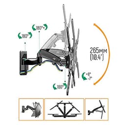 Giá Treo Tivi Góc Xoay Đa Hướng Nhập Khẩu Tay Dài North Bayou F500 (50-60 inch)