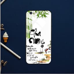 Ốp Lưng Kính Cường Lực cho điện thoại Iphone 6 Plus/ 6s Plus - Cha Mẹ
