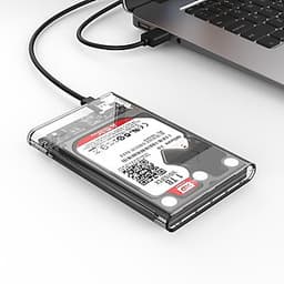 Hộp Đựng Ổ Cứng Di Động HDD Box 2.5 ORICO 2139C3-G2 USB3.1 Gen2 Type-C/2.5 Nhựa Trong Suốt - Hàng Chính Hãng