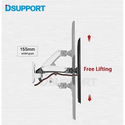 Giá treo tivi nhập khẩu NB F120 có thể nâng lên hạ xuống được 17-27 inch