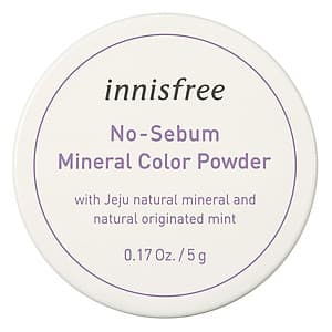 Phấn Phủ Kiềm Dầu Dạng Bột Khoáng Có Màu Innisfree No Sebum Mineral Color Powder 5G