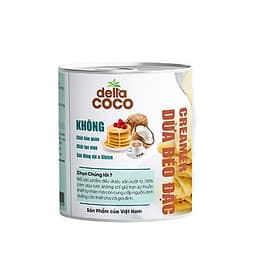 Creamer Dừa Béo Đặc Delta Coco 300gr, Sánh Đặc và Thơm Béo Vị Dừa, Cô Đặc Từ 100% Nước Cốt Dừa Bến Tre, Dùng Ăn Kèm Bánh Mì, Pha Cà Phê, Làm Bánh, Kem Dừa, Sữa Chua Dừa