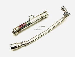 pô KOU inox không nỉ có cổ dùng cho xe sirius