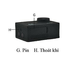 Camera hành động Sport cam chống rung Wifi ULTRA HD Camera hành trình có remote PF16 