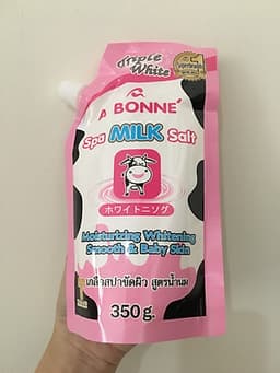 Combo 3 Bịch Muối tắm sữa bò tẩy tế bào chết A Bonne Spa Milk Salt Thái Lan (350gr*3)