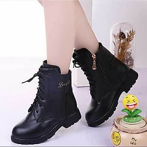Boot bé gái trẻ em thiết kế cao cổ phong cách Hàn Quốc - B10