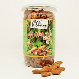 Hạt Hạnh Nhân Mỹ tách vỏ nướng hộp 500g