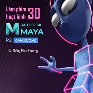Làm phim hoạt hình 3D với Autodesk Maya - Phần 2 gắn xương