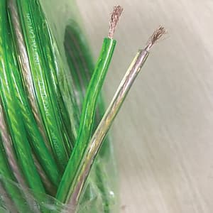 Dây loa Kiwi 2×300 nhôm mạ đồng chống nhiễu - Hàng chính hãng