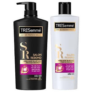 Combo Dầu Gội 640gr Và Dầu Xả 340gr TRESemmé Salon Rebond Công Nghệ Tái Kết Nối Ngăn Ngừa Gãy Rụng