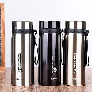 Bình Giữ Nhiệt Inox 1100ml Giữ Nhiệt Trên 12H Có Dây Treo