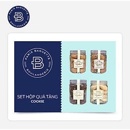 Paris Baguette - Evoucher Set Hộp quà tặng Cookie áp dụng tại các chi nhánh