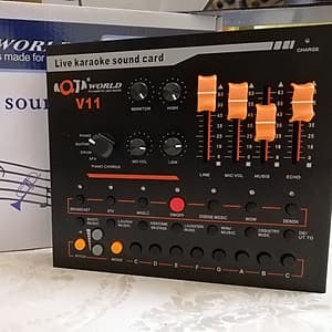 Sound card thu âm hát live stream AQTA V11 