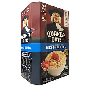 Yến Mạch Quaker Oats 1 Minute dạng hạt cán vỡ 4.52kg