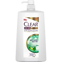 Dầu Gội Sạch Gàu CLEAR Mát Lạnh Bạc Hà (1.4kg)