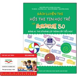 Combo khóa học lập trình Scratch 3.0 Nâng cao và sách luyện thi tin học trẻ cấp Tiểu học