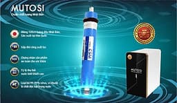 Máy lọc nước RO Mutosi MP-370U nhỏ gọn, 7 cấp lọc, công suất 20L/h - Hàng chính hãng