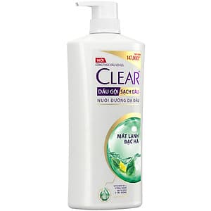 Dầu Gội Sạch Gàu CLEAR Mát Lạnh Bạc Hà (1.4kg)