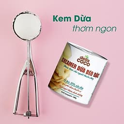 Creamer Dừa Béo Đặc Delta Coco 300gr, Sánh Đặc và Thơm Béo Vị Dừa, Cô Đặc Từ 100% Nước Cốt Dừa Bến Tre, Dùng Ăn Kèm Bánh Mì, Pha Cà Phê, Làm Bánh, Kem Dừa, Sữa Chua Dừa