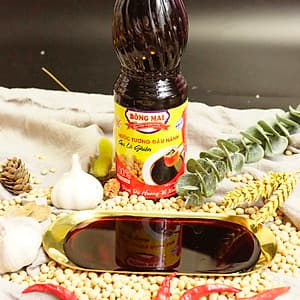 Nước tương đậu nành truyền thống Bông Mai (480ml) - Đậm đà hương vị xưa