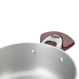 Bộ 3 Nồi Anod Vung Kính Sunhouse SH6633-20 Trắng Bạc (16cm, 20cm, 24cm)
