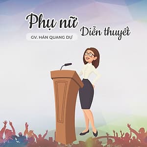 Phụ nữ diễn thuyết trên internet