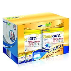 Combo 2 lon Sữa bột Bonecare xương và khớp 400g: dành cho người lớn bổ sung GLUCOSAMINE tạo dịch nhờn cho khớp, giúp phòng ngừa đau xương khớp, viêm khớp, đặc biệt là người bệnh xương và khớp.