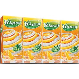 Thùng 48 Hộp Sữa Chua Lên Men Tự Nhiên Yomost Vị Cam (170ml/Hộp)