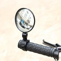 Bộ 2 Gương Chiếu Hậu Tròn Lớn Cho Xe Đạp Thể Thao Địa Hình Xoay 360 Độ Giúp Đạp Xe An Toàn - Hàng Chính Hãng