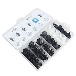Bộ 100 món kèm keph đinh tán ô tô bằng nhựa và dụng cụ tháo lắp thông minh