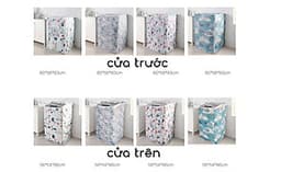 Áo trùm máy giặt chống thấm nước, chống ánh nắng 6kg - 10kg 