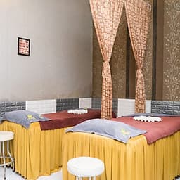 Masssage Body Đá Nóng + Xông Hơi + Chăm Sóc Da Mặt 90 Phút Tại L'Paradis Spa