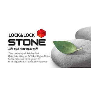 Nồi đá Lock&Lock Stone 2 tay cầm LCA6242D 24cm