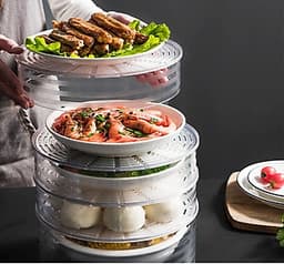 LỒNG BÀN GIỮ NHIỆT DELISH GIỮ MÓN ĂN NÓNG HỔI, THƠM NGON