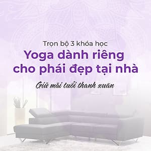 Bộ 3 khóa học Yoga dành riêng cho phái đẹp tại nhà