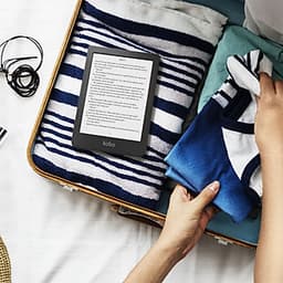Máy đọc sách Kobo Clara HD - 8GB màu đen - màn hình 6 inch - có đèn cam- Hàng Nhập Khẩu