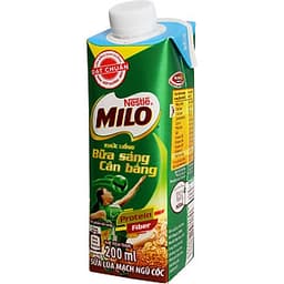 Sữa Lúa Mạch Ngũ Cốc Nestlé MILO Tee Bữa Sáng 200ml (24 x 200ml)