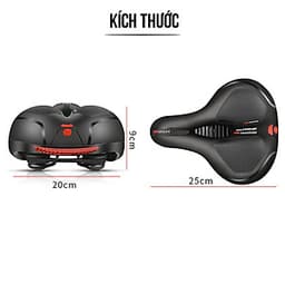 Đệm Yên Xe Đạp Thể Thao Đàn Hồi Mềm Dày Thoáng Khí Cao Cấp Giúp Êm Mông Thoải Mái (Bản Nâng Cấp) Chống Trượt, Siêu Êm Có Lỗ Rãnh Thoát (Thân Rộng) Mai Lee
