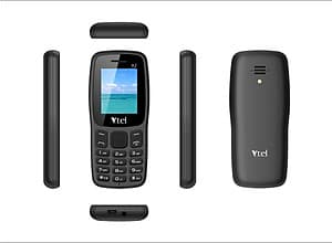 Điện thoại di động GSM Vtel A2 (Màu đen) - Hàng chính hãng